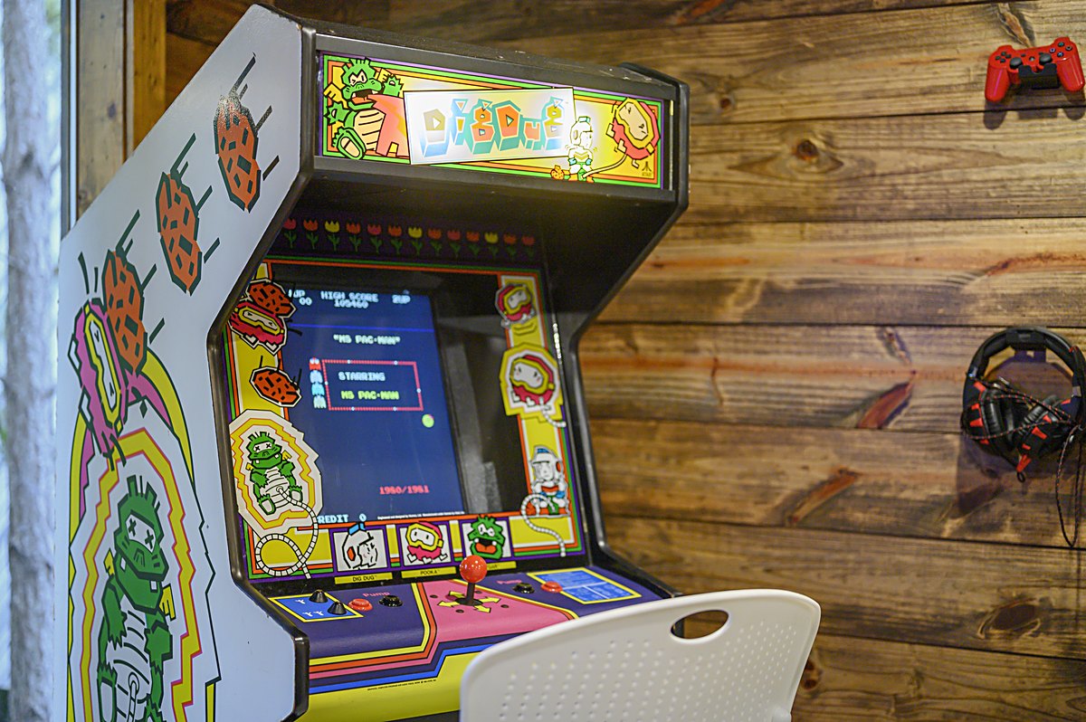 Arcade machine close-up